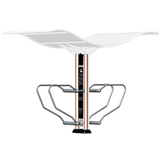 双柱腰背按摩器(图8)