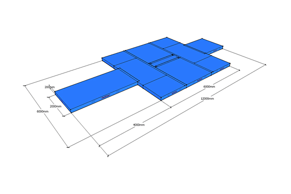 双杠保护垫（训练型）