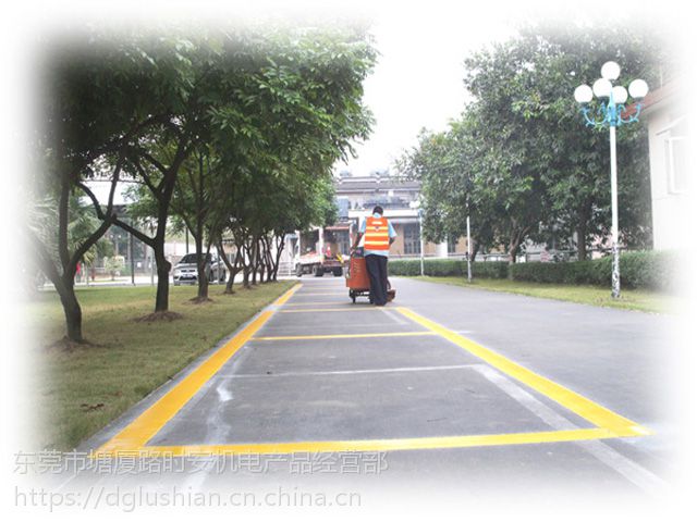 供应东莞车位划线，停车场车位划线，小区路径热熔标线(图2)